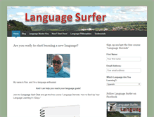 Tablet Screenshot of languagesurfer.com